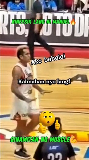 Lakas pa rin ng Muscle Man🔥 #shorts #shortsfeed #basketballshorts #viral