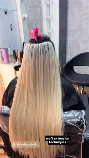 Extenciones de weft #blondespecialist #balayage #haircuttransformation #dfw #fortworthhairstylist