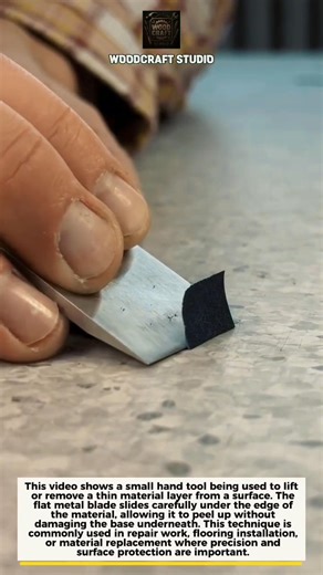 Thin Material Removal Trick | Precision Scraper Tool #tools #repair #shorts