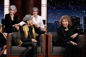 Lily Tomlin, Jane Fonda, Rita Moreno & Sally Field on working with Tom Brady! 😍🔥 | Jimmy Kimmel Live