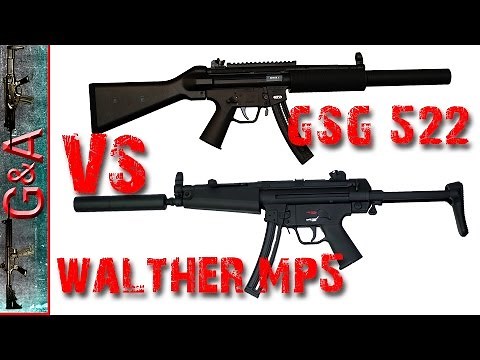 Walther H&K MP5 VS GSG 522 22lr