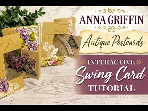 Anna Griffin Interactive Swing Card Tutorial | Craft With Me