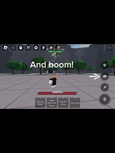 How to do a mini upper cut in tsb #roblox #thestrongestbattlegrounds