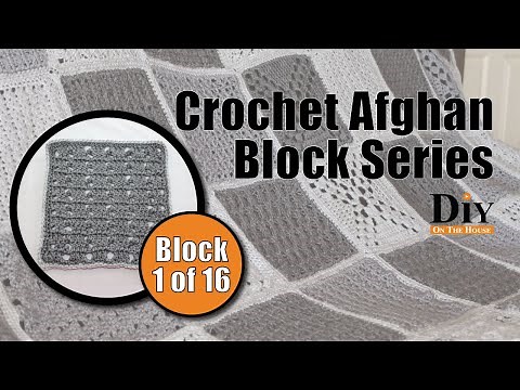 Afghan Block Series - Week 1 Little Crowns | Crochet Afghan Pattern - Block by Block!