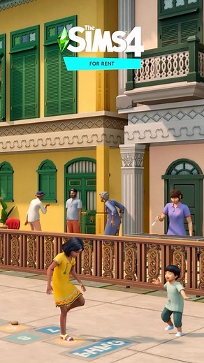 The Sims on Instagram: "The neighborhood is finally coming together 👨‍👩‍👧‍👦 From potlucks to evictions, there’s a lot to do & a new bustling world to do it in 🤩 Discover #TheSimsForRent today! 💚 Available now ✨"