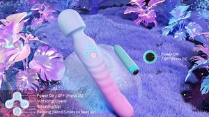 G Spot Vibrator Wand & Bullet Vibrator Set - Vibrators Sex Toys for Women, Clitoral Dildo with 7 Vibrating Modes, Waterproof Heating Wand Massager, Adult Sex Toy for Female and Couples