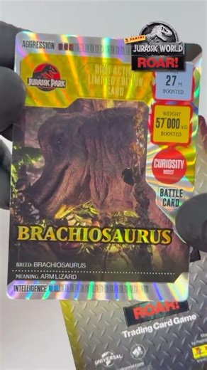 Jurassic World ROAR ! PANINI TCG Pack # 114 🦖| New Dino in the Collection