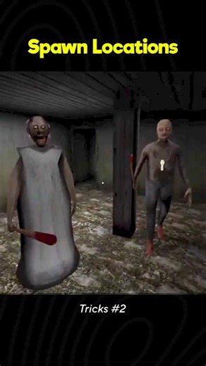 Granny Grandpa Spawn Locations! #granny2 #tipsandtricks
