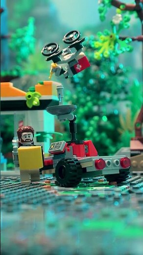 Amazing LEGO Stop Motion! A Day in the Life of Jurassic World 🌎🦖 | JURASSIC WORLD REBIRTH