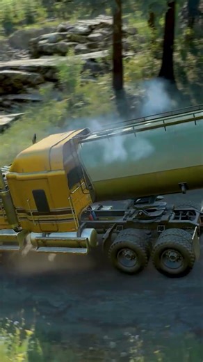 Freightliner FLD 120 | transporting Heavy Water Tanker | SnowRunner