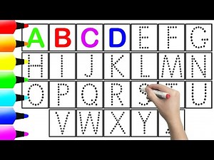 ABCDEFGHIJKLMNOPQRSTUVWXYZ | Alphabet A to Z for Kids | Read and Write ABC for Children.
