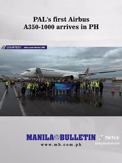 Philippine Airlines, as well as Southeast Asia's first Airbus A350-1000, arrives in the Philippines from Toulouse, France, on Saturday, Dec. 20. This is the first of nine aircraft for the Philippine flag carrier’s Ultra Long Haul Fleet project, set to operate non-stop flights from Manila to North America, including the US East Coast and Canada. (via John Louie Abrina | MB) #MB #ManilaBulletin #News #NewsPH