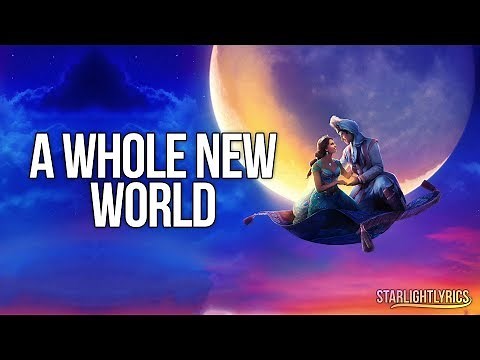 Mena Massoud & Naomi Scott - A Whole New World (Lyrics) HD