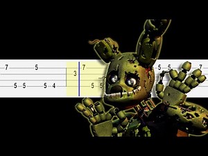 Five Nights at Freddy's 3 Song - Die In A Fire (Easy Ukulele Tabs Tutorial)