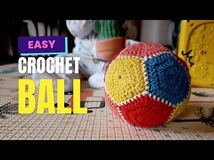 Crochet Ball | Crochet Rattle | Crochet newborn gifts | Crochet football | Crochet Pentagon