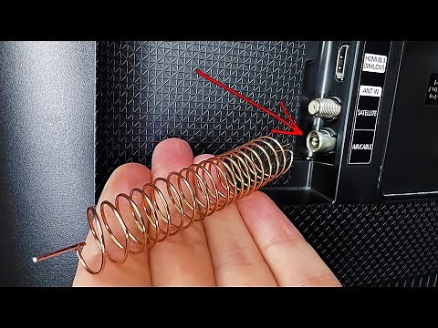 Just insert a spring into your TV and you will be Shocked!