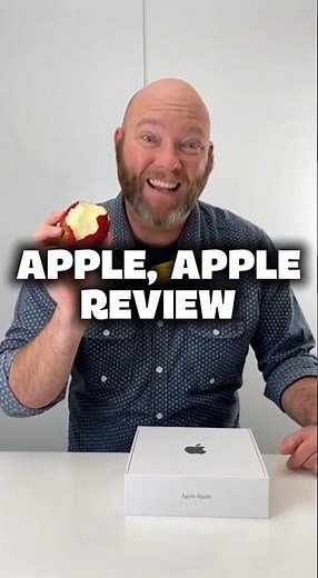 You won't believe this! The APPLE, APPLE review. #viral #parody #shorts ‪@Mrwhosetheboss‬