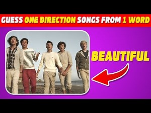 Guess One Direction songs from one word | Guess the song quiz | Directioners Songs Quiz 2025