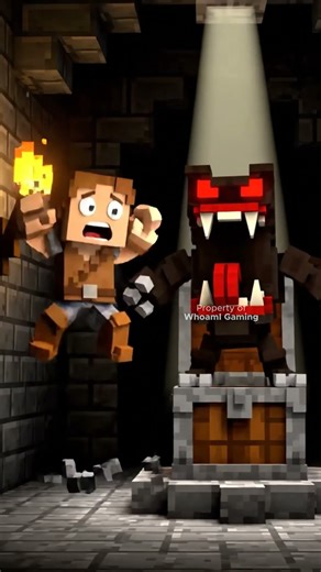 NEVER Trust a Wooden Chest! Mimic JUMPSCARE! 😱 #JumpScare #Mimic #Dungeon