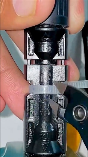 MC4 Connector Open Trick 🔌 | Smart Electric Tip You Should Know ⚡ Description: Learn the easiest way to open MC4 connectors safely without damage! A smart trick every electrician and solar installer should know. Perfect for DIY electrical work and solar panel maintenance. Hashtags: #MCTips #ElectricHack #SolarDIY #MC4Connector #SmartTrick #ElectricalTips #HandyHacks #DIYProjects #ElectricianLife #FacebookReels | 1ideas
