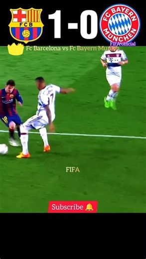 Fc Barcelona vs fc Bayern Munich UEFA Champions League ⚽❤‍🔥 #football #soccer #futbol #messi #shorts