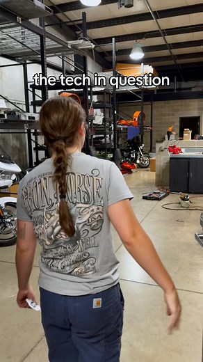 Celeste walking in during this was totally off-script too 🤣 | No Cages Harley-Davidson