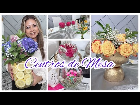 DIY ARREGLOS FLORALES 💐 CENTROS DE MESAS #diy #centrosdemesa