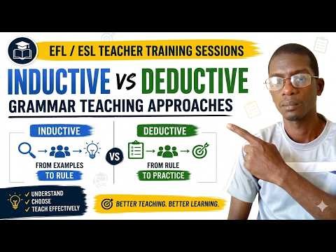 DEDUCTIVE vs INDUCTIVE grammar teaching approaches