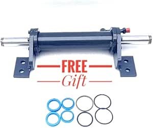 New Mahindra Tractor (E007202580C91 / 007202580C91) Power Steering Cylinder with Power Steering Cylinder Repair KIT