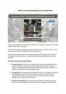 Concrete Cube Testing - SlideServe