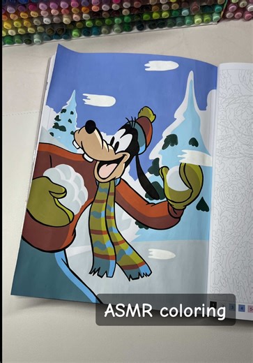 Relaxing ASMR Coloring Experience