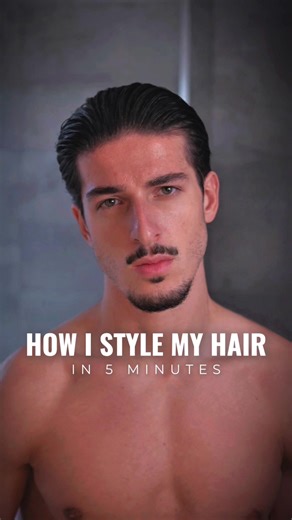 This hairstyle takes 2 minutes MAX. The classic slickback 💪 Let this air dry and you’ll have the perfect slickback - made in under 2 minutes. QUICK & EASY ✅ GET 15% OFF @forteseries Pomade with code: SOLDAFADES #hair #hairstyle #menshair #menshairstyle #slickback
