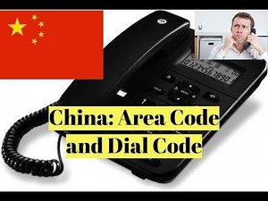 Complete list of China's area code and dial code