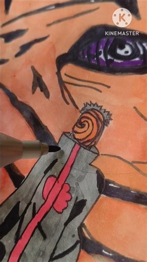 Obito Uchiha with mask drawing 😱🥶
