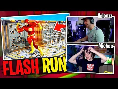 You stop running and you die... Deathrun Flash with Michou on Fortnite Creative!
