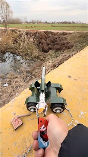 My tank test fire 🔥 #toys #test #viral #shorts