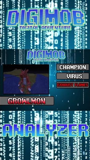 Digimobs Analyzer ~ Growlmon #digimobs #digimon #minecraftroleplay