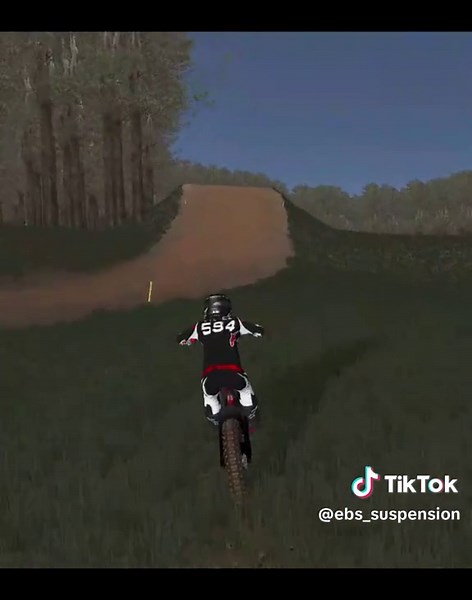 What bike can clear this huge double on Dreamland Mx 🤔 With the best suspension in the game EBS Suspension. If you want to be apart of a good team that provides models graphcis gear and suspension then the EBS Racing Team is where you want to go dm me to be on the team. Or if you just want some of the best suspension in the game dm me fi get some. #fyp #suspension #MXB #EBS #moto