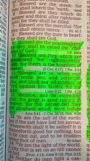 Blessed are the peacemakers (Matthew 5:9-12) #biblechannel