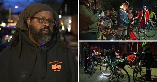 Christmas Eve bike ride in Richmond brings community together