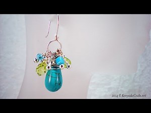 How to Make Teardrop Dangle Earrings