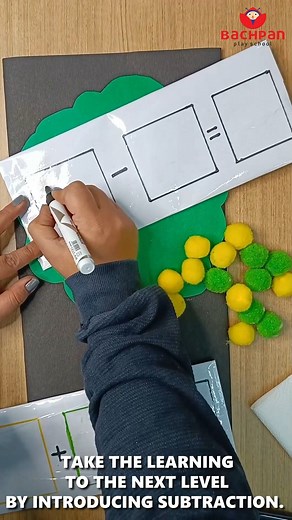 Does your child find Maths boring? Most children do. So, here is #BachpanPlaySchool with a magical tree for you that’s going to change things upside down and is also one of the best craft activities! Do give it a try and let us know in the comments how it made Maths interesting for your child. #bachpan #artandcraft #artoftheday #MathActivity #BachpanPlaySchool | Bachpan Play School