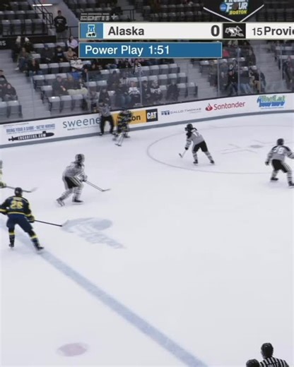 Five unanswered for the ‘Nooks on Saturday led them to an upset of No. 16 Providence! Complete game highlights are over on the @alaskananooks YouTube channel! 📹: ESPN #NanookNation x #dawgs | Alaska Nanooks Hockey