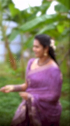 Pandiselvi on Instagram: "Fabric: Chiffon Saree Code: CZB331 Price: 1369/- Color: purple"