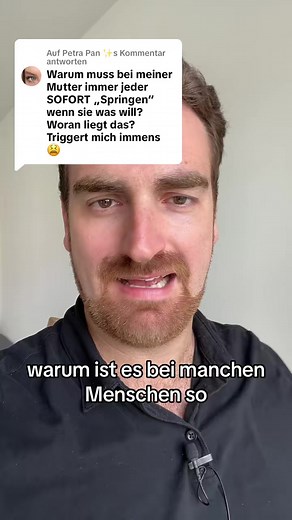 Antwort auf Pan ✨ Warum man bei manchen Menschen immer gleich springen muss, wenn sie was wollen. #psychologe #innereskindheilen | Psychologe Ramón Schlemmbach