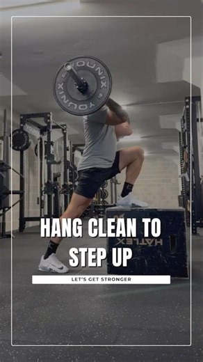 Hang Clean To Step Up