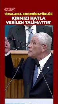 In his speech at the group meeting, Dervişoğlu strongly criticized the status proposed for the ri...