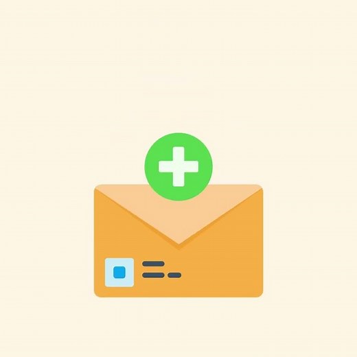 📩 Mail Icon Animation Loop | Email Notification Animation