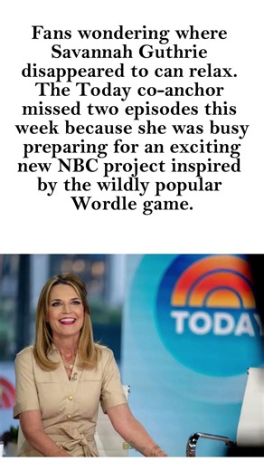 Why Savannah Guthrie Was Missing From Today for Two Days