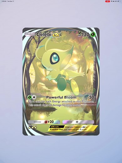 NEW Pokemon TCG Pocket Immersive Celebi ex! #pokemon #pokemoncards #pokemontcg